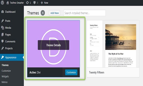 divi theme installation